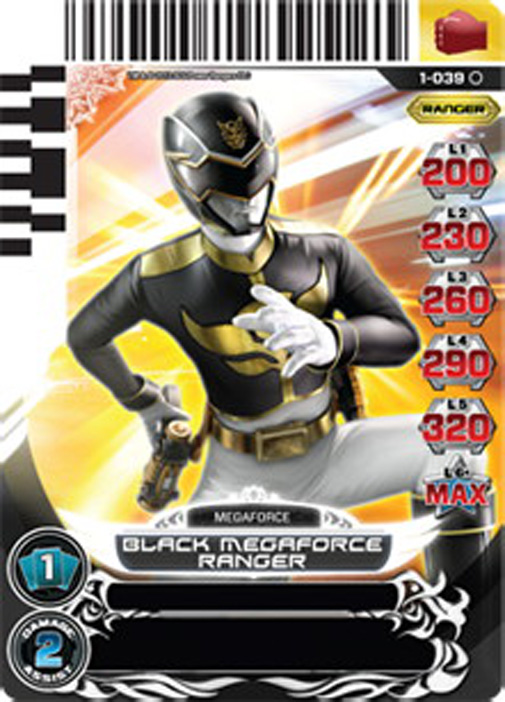 Black Megaforce Ranger 039